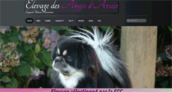 Desktop Screenshot of lesangesdavalo.com